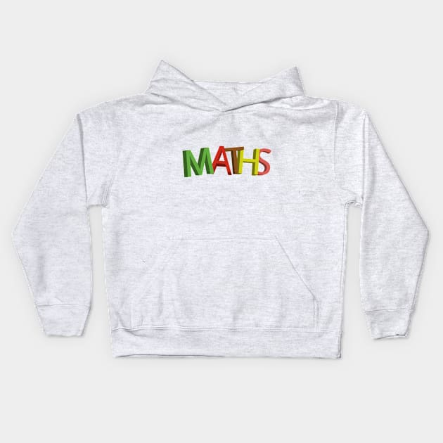 MATHS Kids Hoodie by samzizou